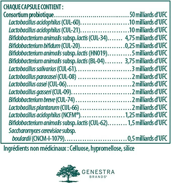 HMF Multi Strain 50 | Genestra Brands® | 30 Capsules - Coal Harbour Pharmacy
