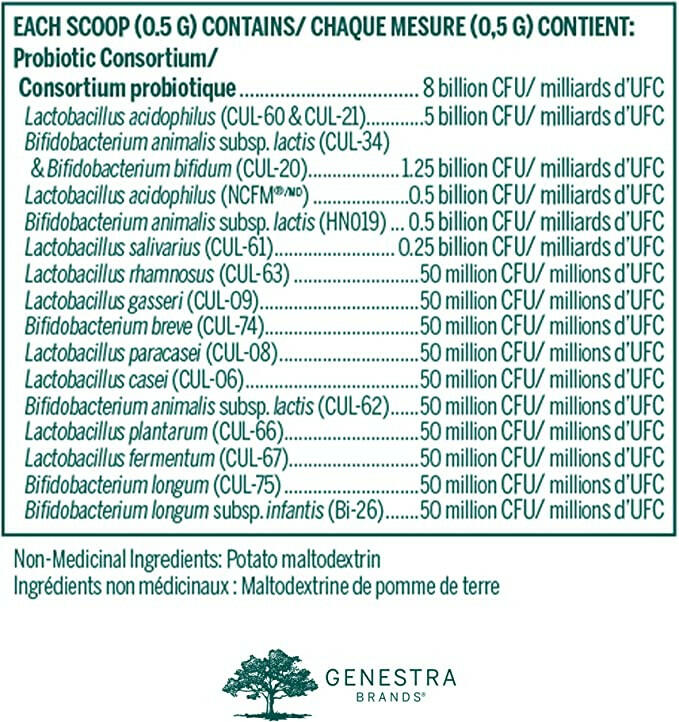 HMF Multi Strain Powder | Genestra Brands® | 60 Grams - Coal Harbour Pharmacy