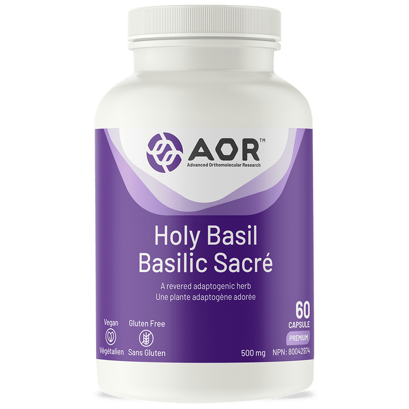 Holy Basil 500mg | AOR™ | 60 Capsules