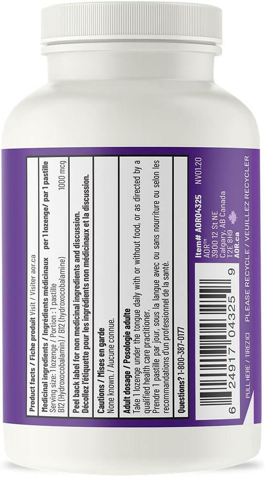 Hydroxy B12 | AOR™ | 60 Tablets