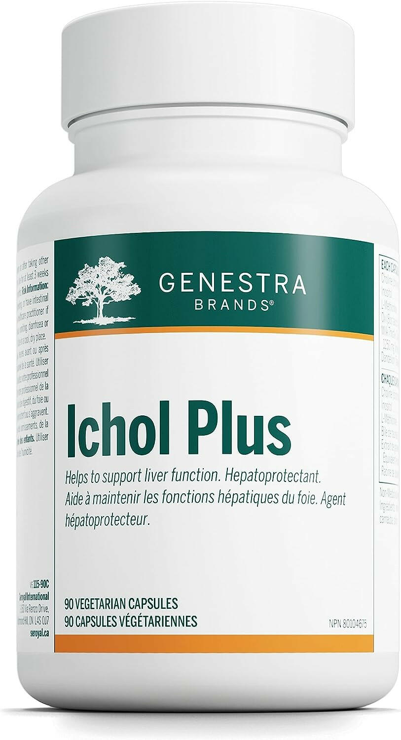 Ichol Plus | Genestra Brands® | 90 Vegetable Capsules - Coal Harbour Pharmacy