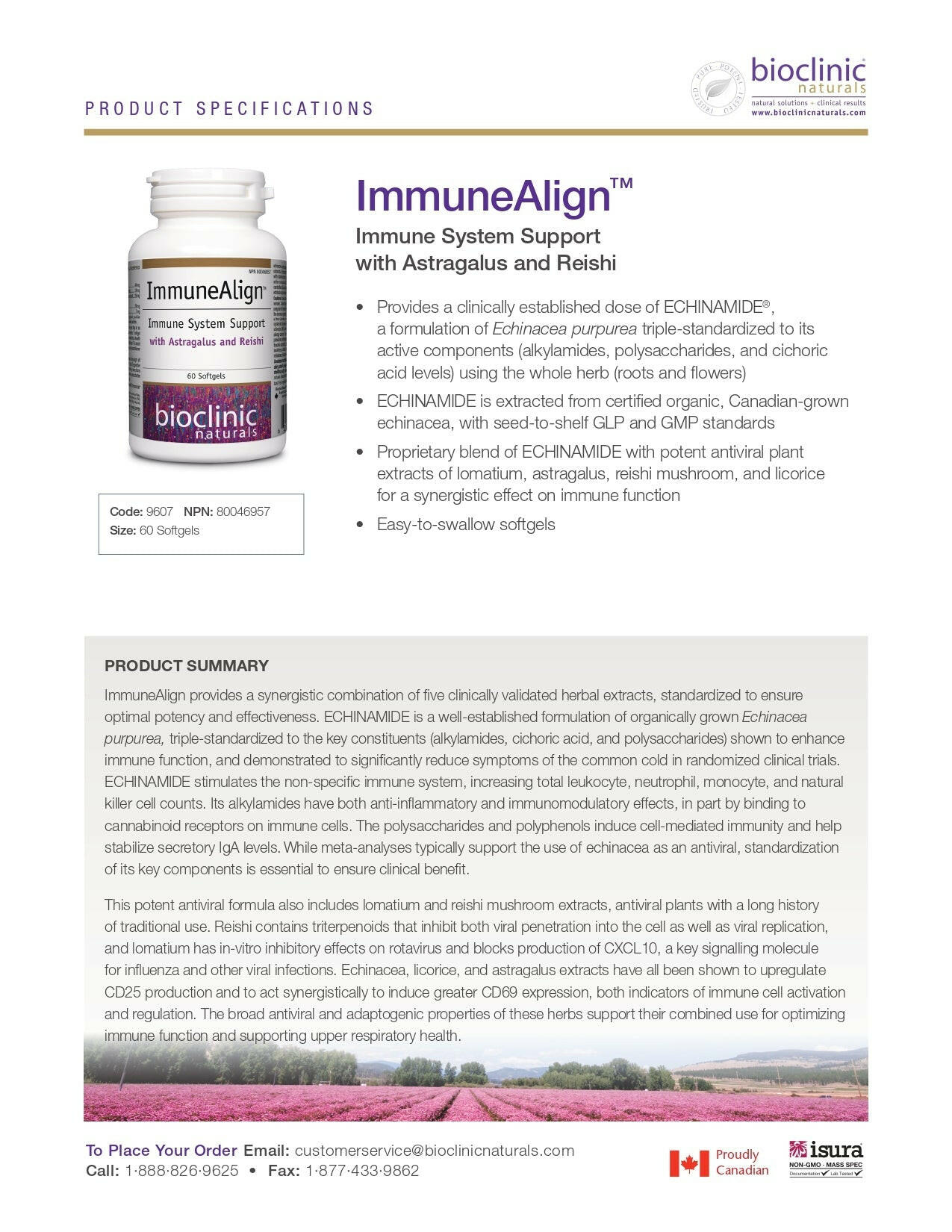 ImmuneAlign™ | Bioclinic® Naturals | 60 Softgels