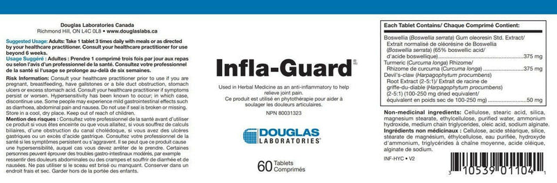 Infla-Guard® | Douglas Laboratories® | 60 Tablets - Coal Harbour Pharmacy