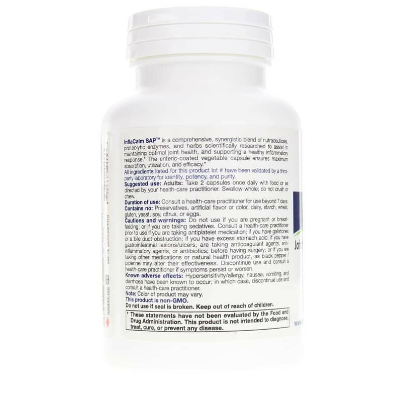 InflaCalm SAP | NFH | 90 or 180 Capsules - Coal Harbour Pharmacy