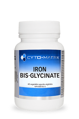 Iron Bis-Glycinate Full Chelate | Cytomatrix® | 60 Vegetable Capsules - Coal Harbour Pharmacy