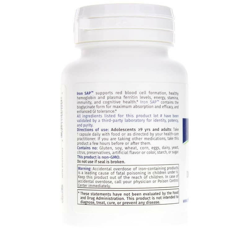 Iron SAP | NFH | 60 or 120 Capsules