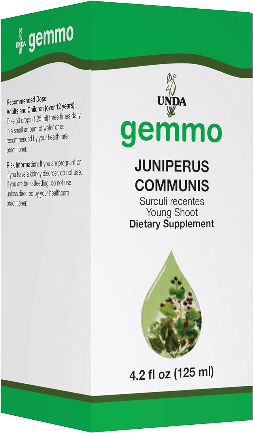 Juniperus Communis | UNDA Gemmo | 125 mL (4.2 fl. oz)
