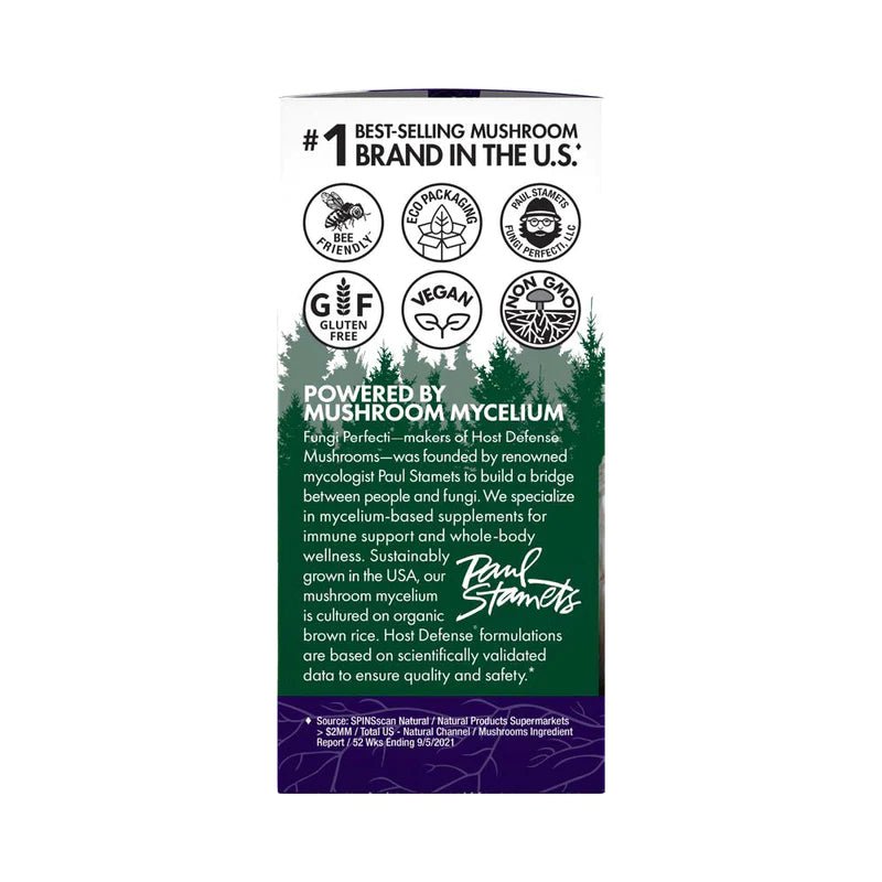 Lion's Mane Capsules | Host Defense® Mushrooms™ | 60 Vegetarian Capsules - Coal Harbour Pharmacy