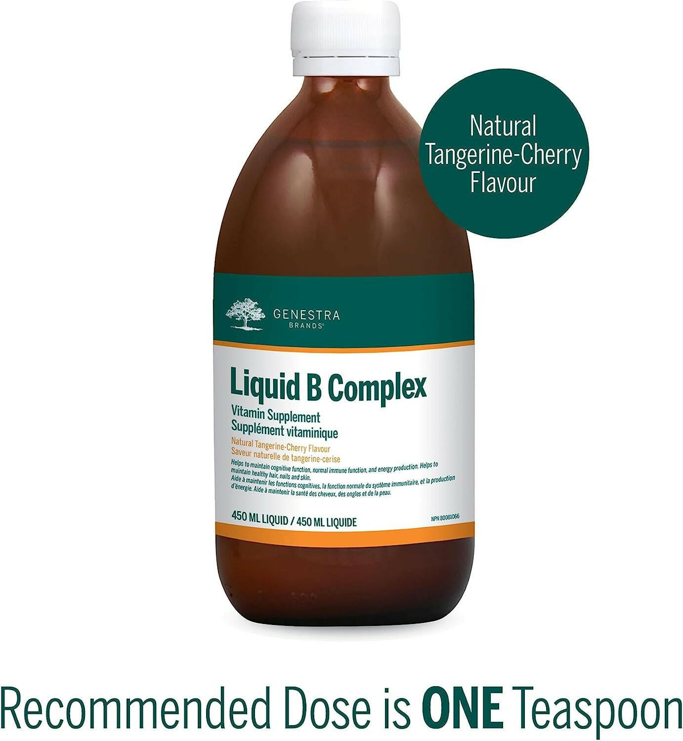Liquid B Complex | Genestra Brands® | 450 mL (15.2 fl oz)