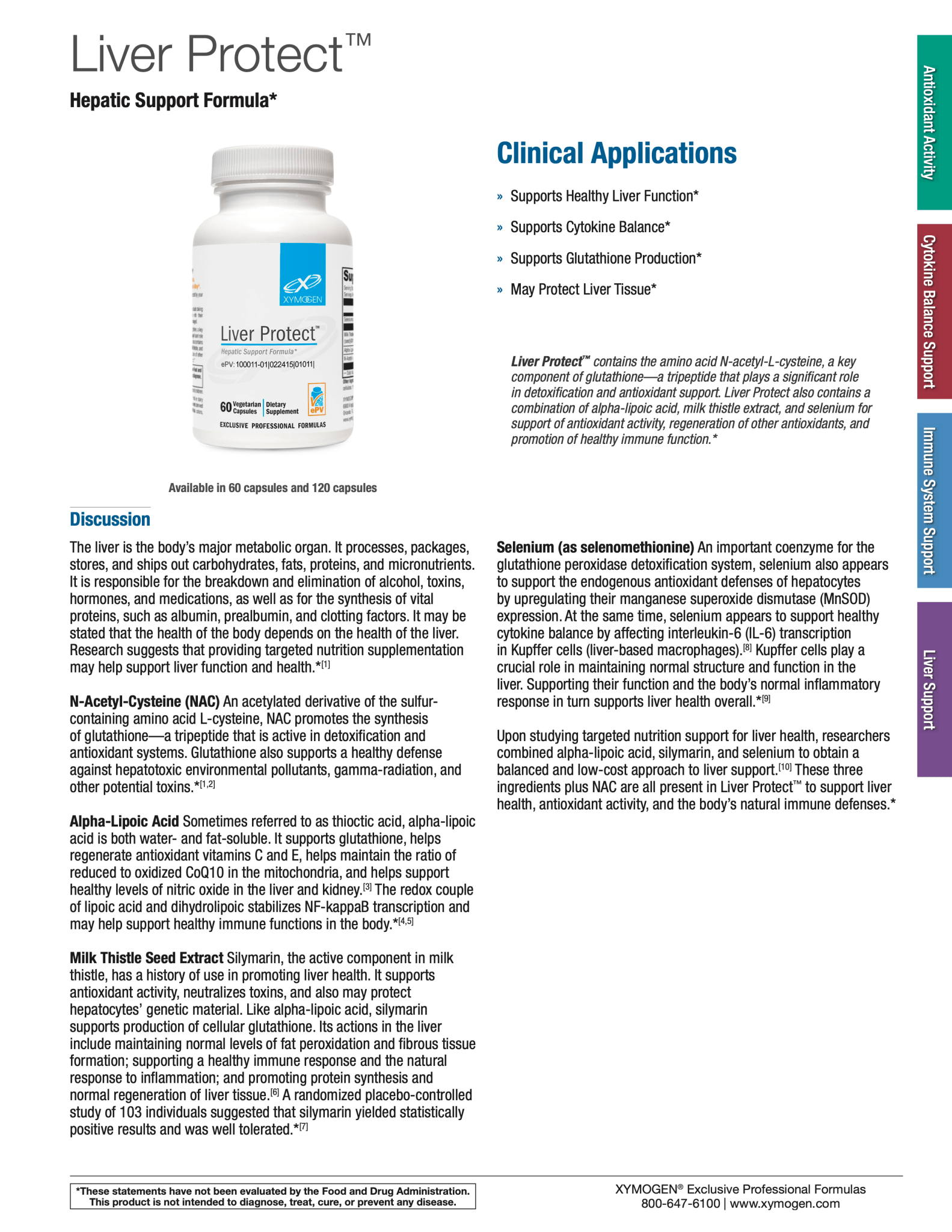 Liver Protect™ | Xymogen® | 60 Capsules