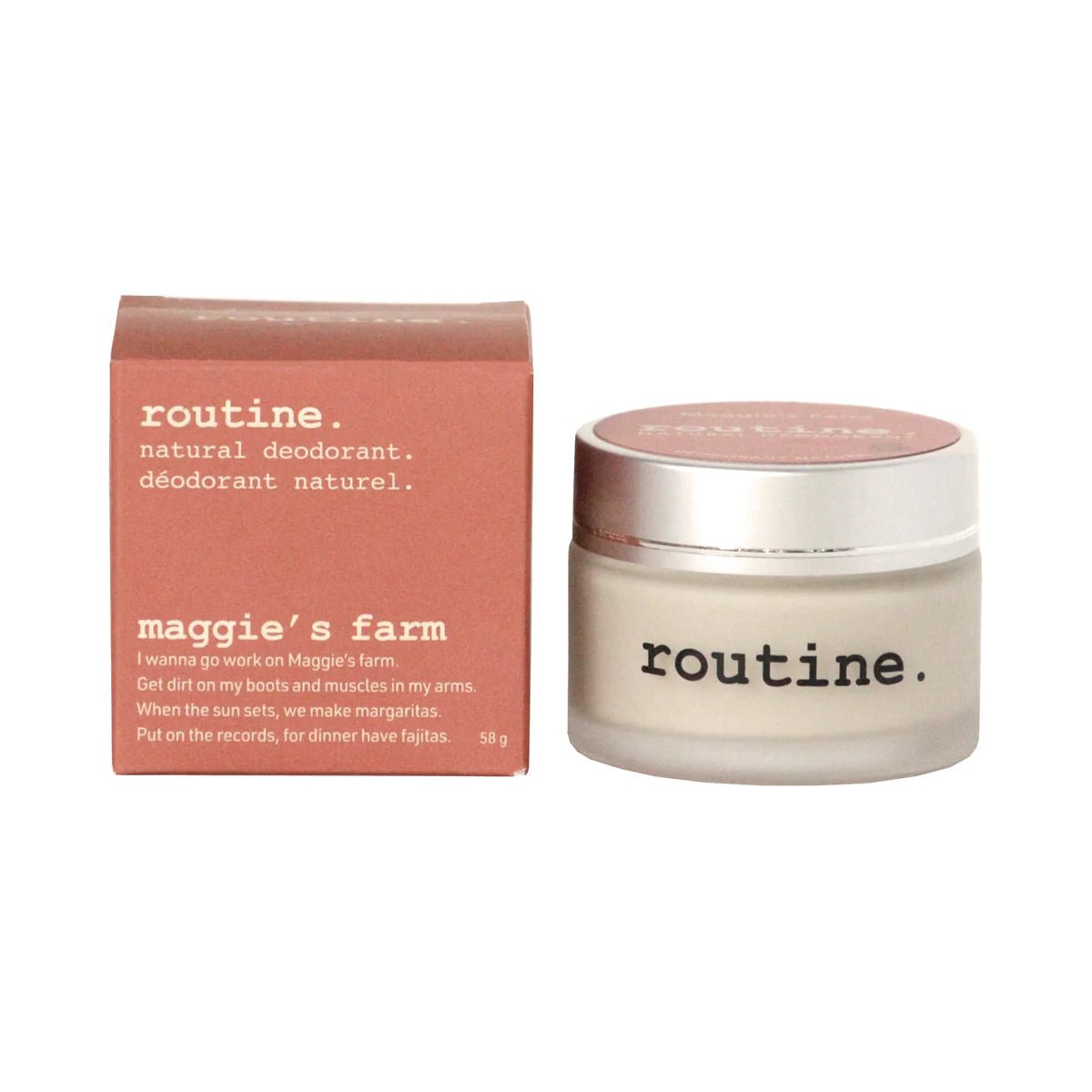 Maggie’s farm Deodorant | routine. | 5G Mini & 58G Jar