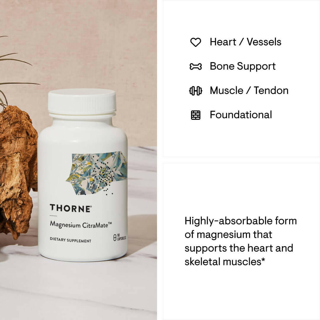 Magnesium CitraMate | Thorne® | 90 Capsules