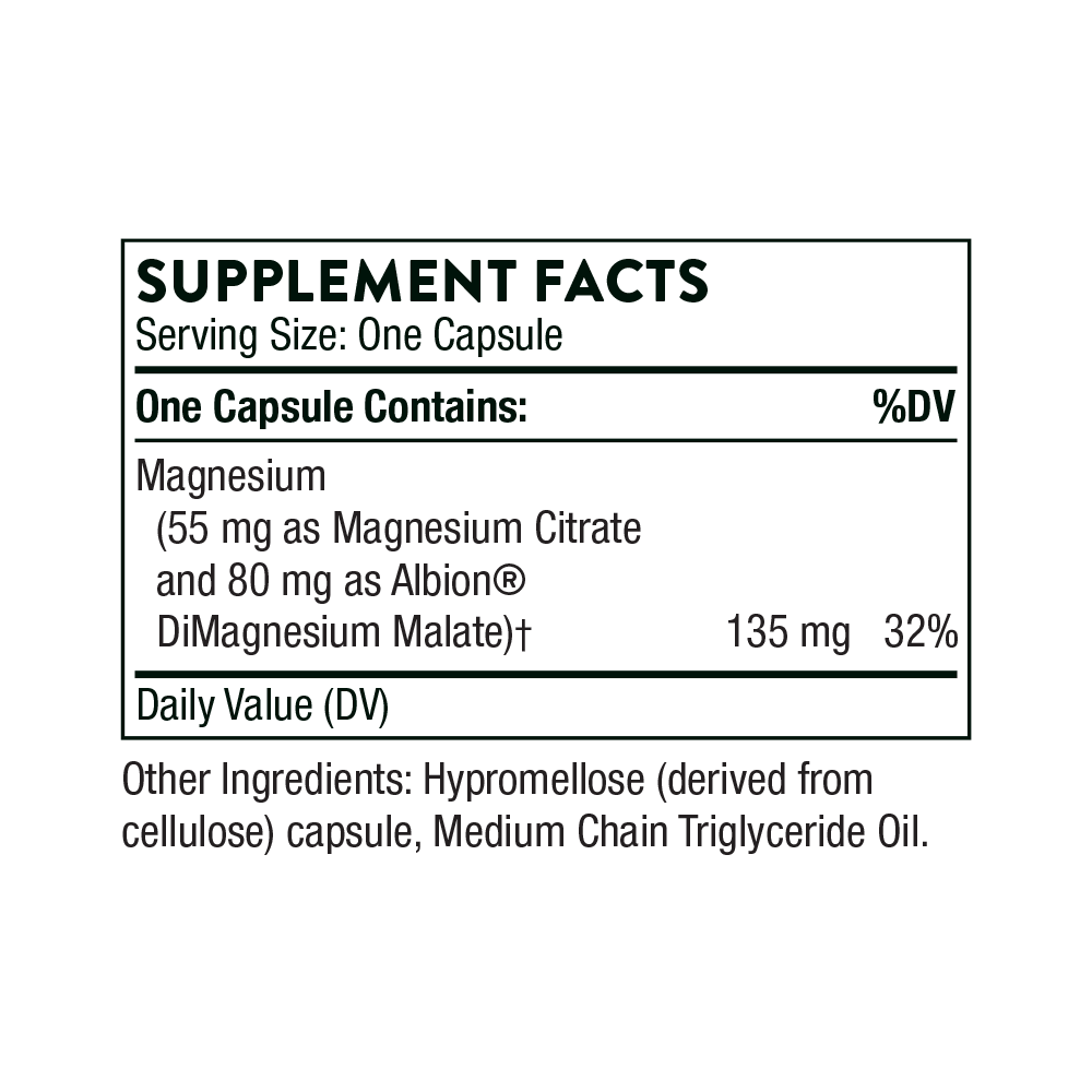Magnesium CitraMate | Thorne® | 90 Capsules