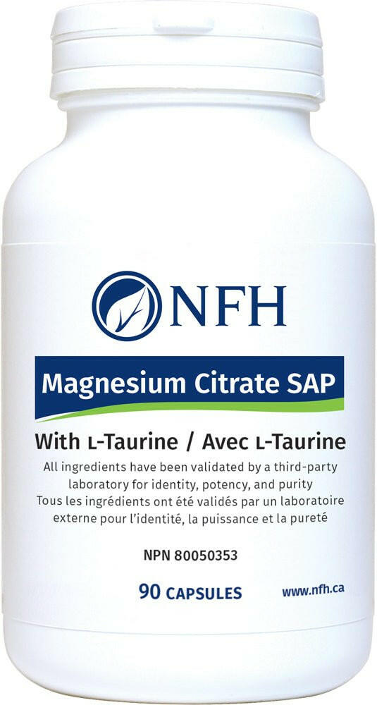 Magnesium Citrate SAP | NFH | 90 Capsules