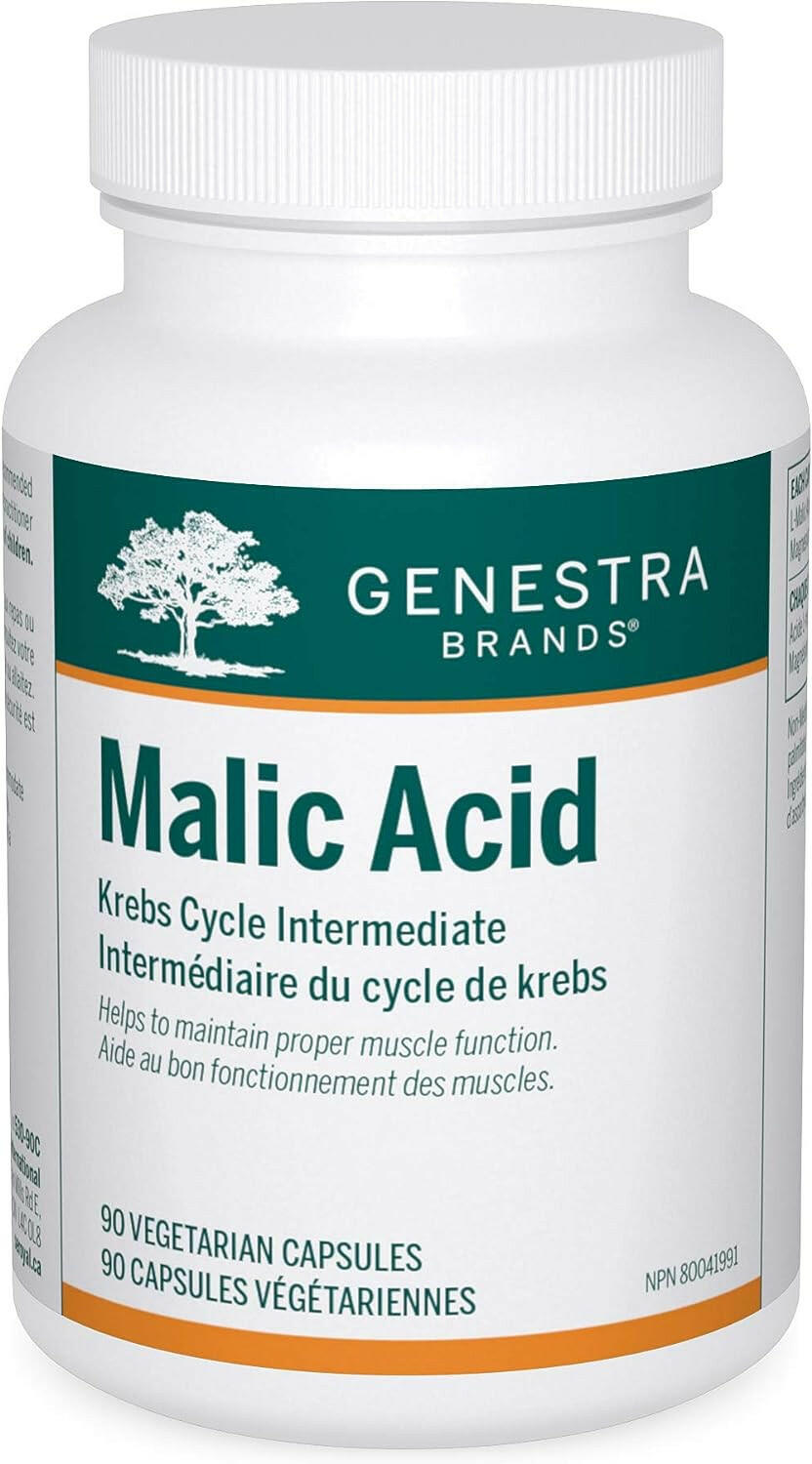 Malic Acid | Genestra Brands® | 90 Vegetable Capsules - Coal Harbour Pharmacy