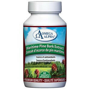 Maritime Pine Bark Extract | Omega Alpha® | 60 Vegetable Capsules - Coal Harbour Pharmacy