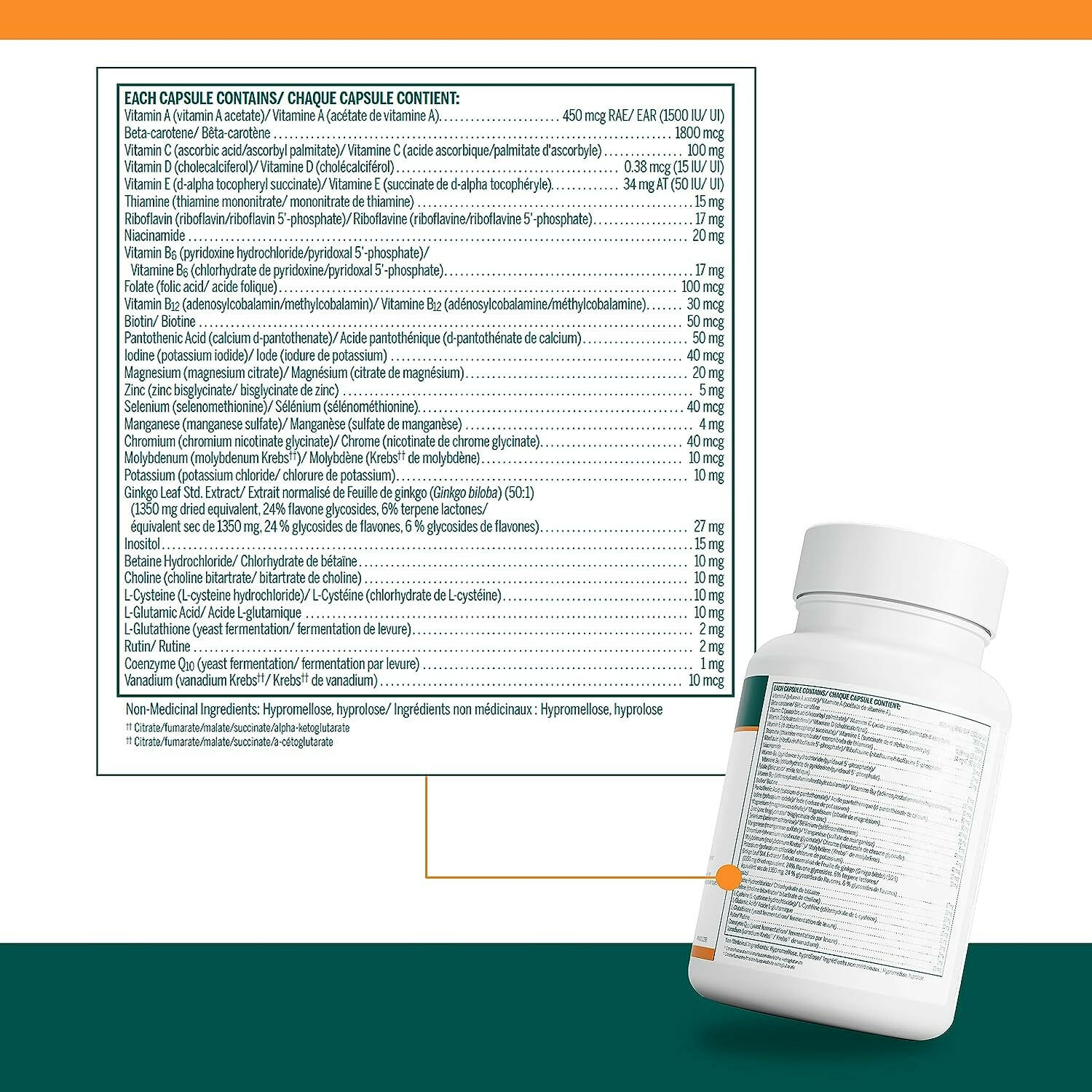 Maxum Multi Vite | Genestra Brands® | 90 or 180 Vegetable Capsules - Coal Harbour Pharmacy