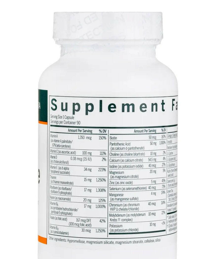Maxum Multi Vite | Genestra Brands® | 90 or 180 Vegetable Capsules - Coal Harbour Pharmacy
