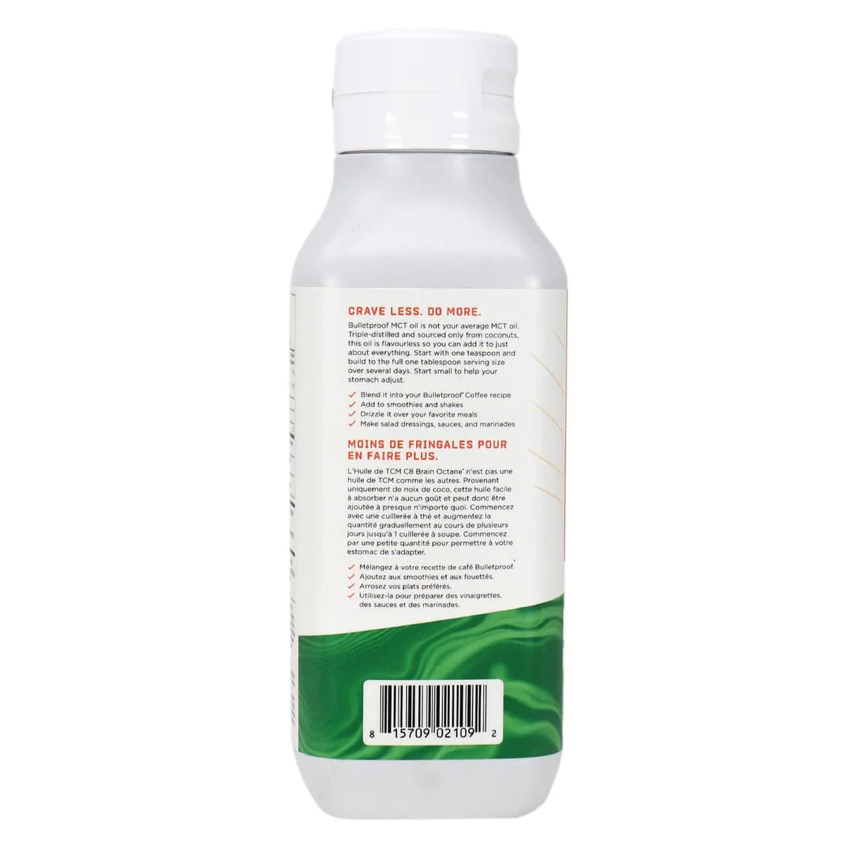 MCT Oil | Bulletproof™ | 16 or 32 fl oz (473 or 946 mL) - Coal Harbour Pharmacy