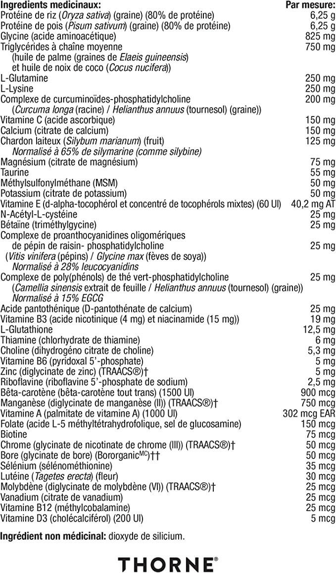 MediClear Plus® | Thorne® | 773g (27.2 Oz) Powder - Coal Harbour Pharmacy