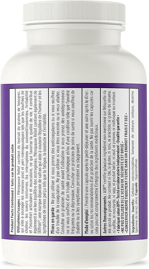 Menopause Relief | AOR™ | 60 Capsules - Coal Harbour Pharmacy