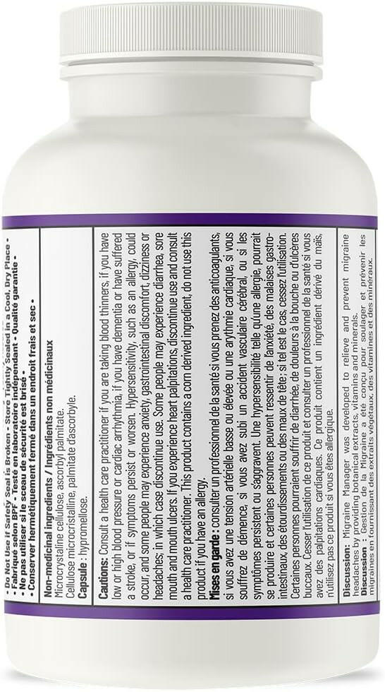 Migraine Manager | AOR | 60 Capsules
