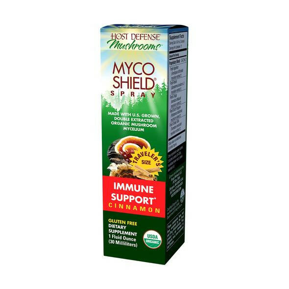 MycoShield® Cinnamon Spray | Host Defense® Mushrooms™ | 30 mL (1 fl oz)