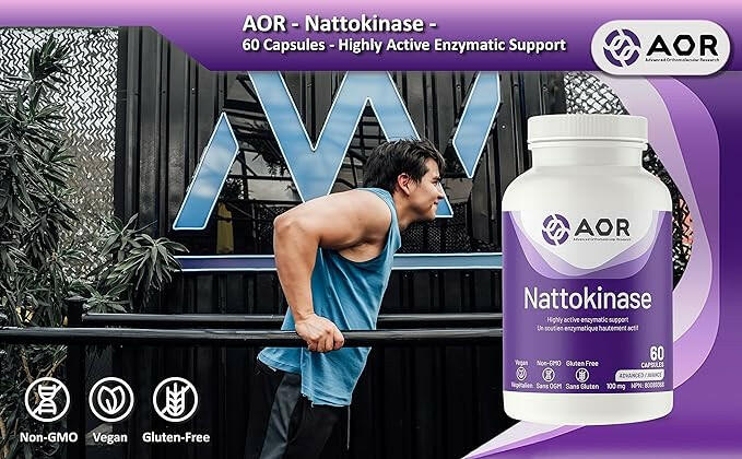 Nattokinase 100mg | AOR™ | 60 Capsules - Coal Harbour Pharmacy