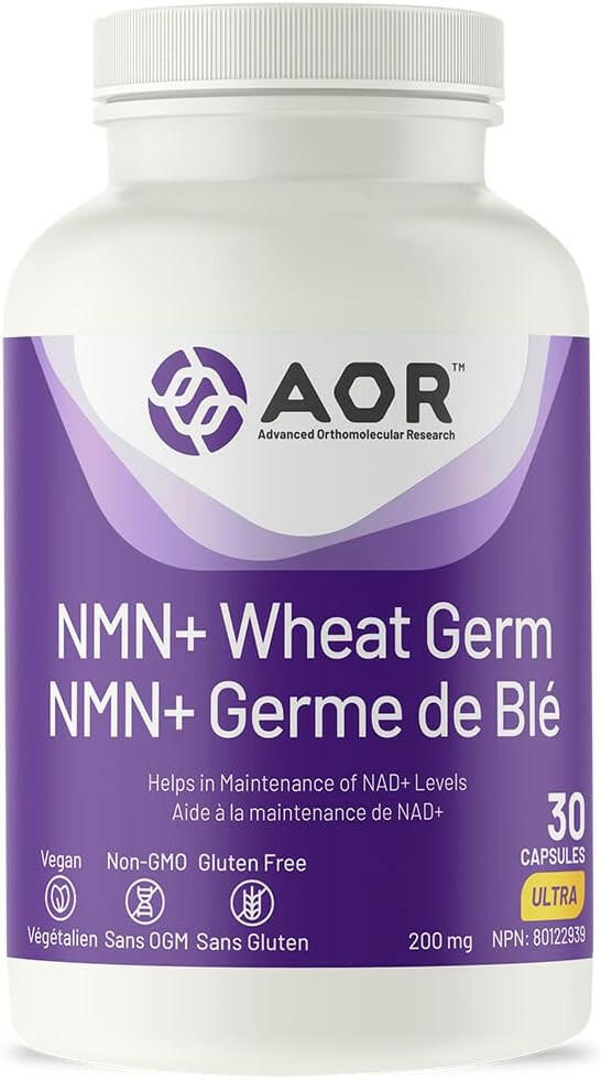 NMN + Wheat Germ | AOR™ | 30 Capsules - Coal Harbour Pharmacy