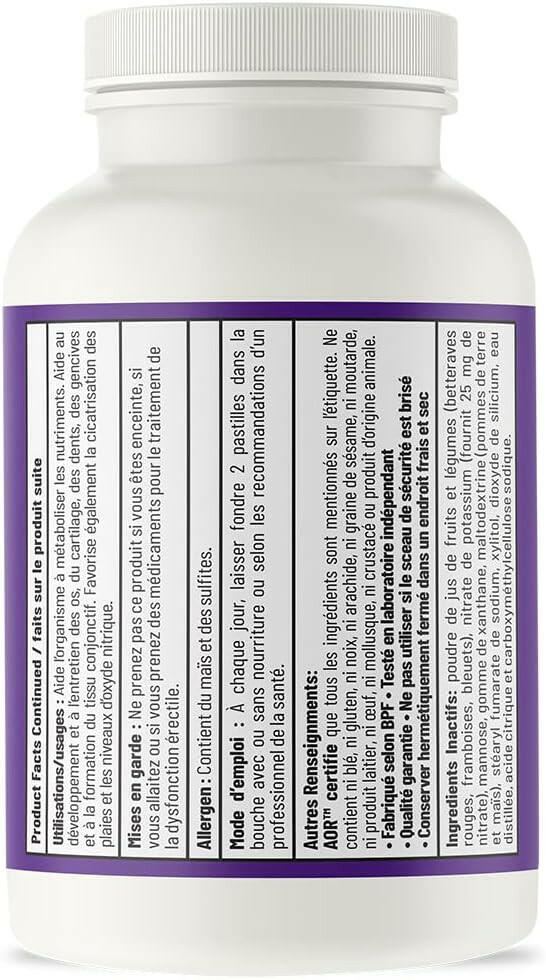 NOx Boost | AOR™ | 60 Lozenges - Coal Harbour Pharmacy