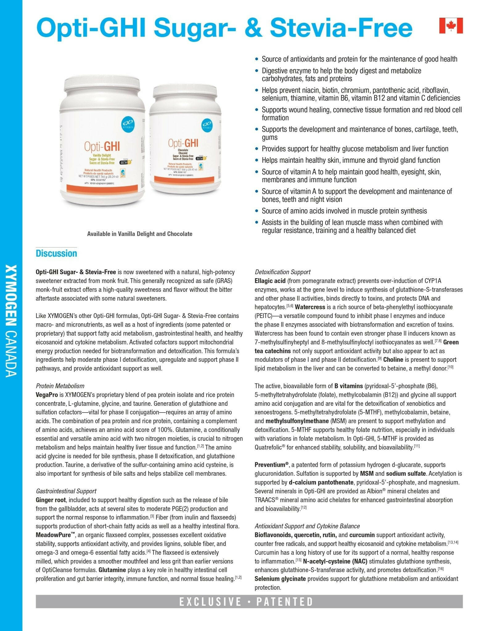 Opti-GHI | Xymogen® | 14 Servings - Coal Harbour Pharmacy