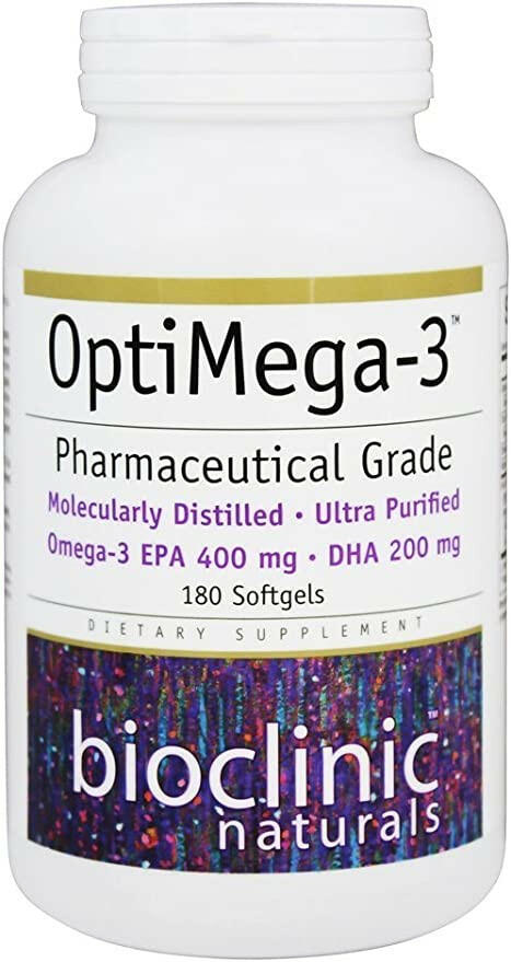 OptiMega-3® | Bioclinic® Naturals | 180 Softgels - Coal Harbour Pharmacy