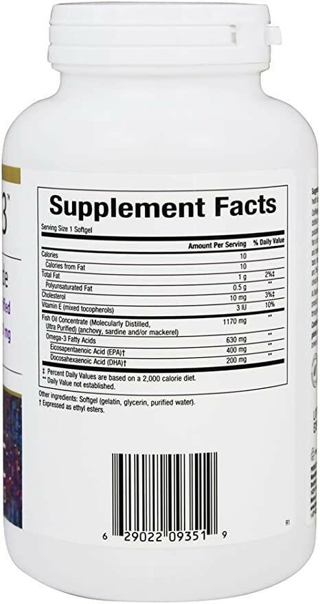 OptiMega-3® | Bioclinic® Naturals | 180 Softgels - Coal Harbour Pharmacy