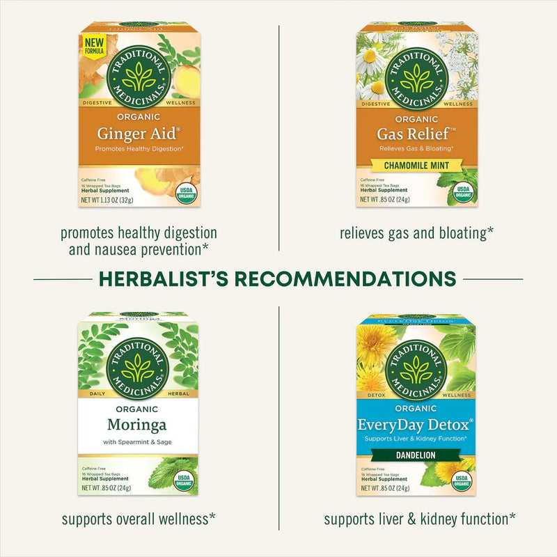 Organic Belly Comfort™ Peppermint Tea | Traditional Medicinals® | 16 Tea Bags - Coal Harbour Pharmacy