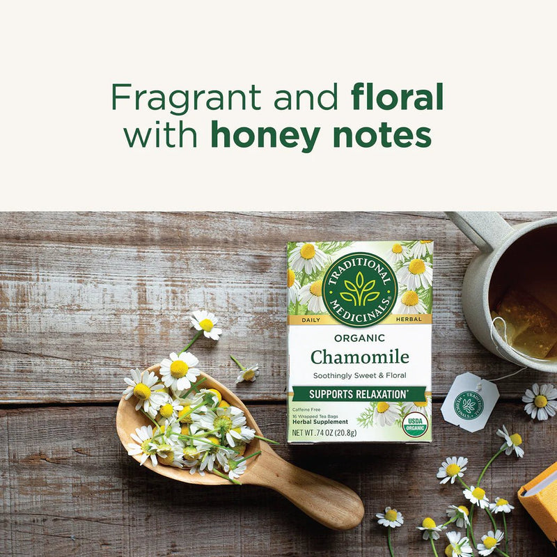 Organic Chamomile Tea | Traditional Medicinals® | 16 Tea Bags