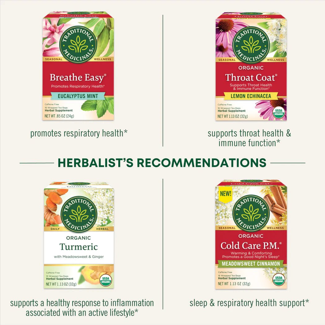 Organic Echinacea Plus® Elderberry Tea | Traditional Medicinals® | 16 Tea Bags