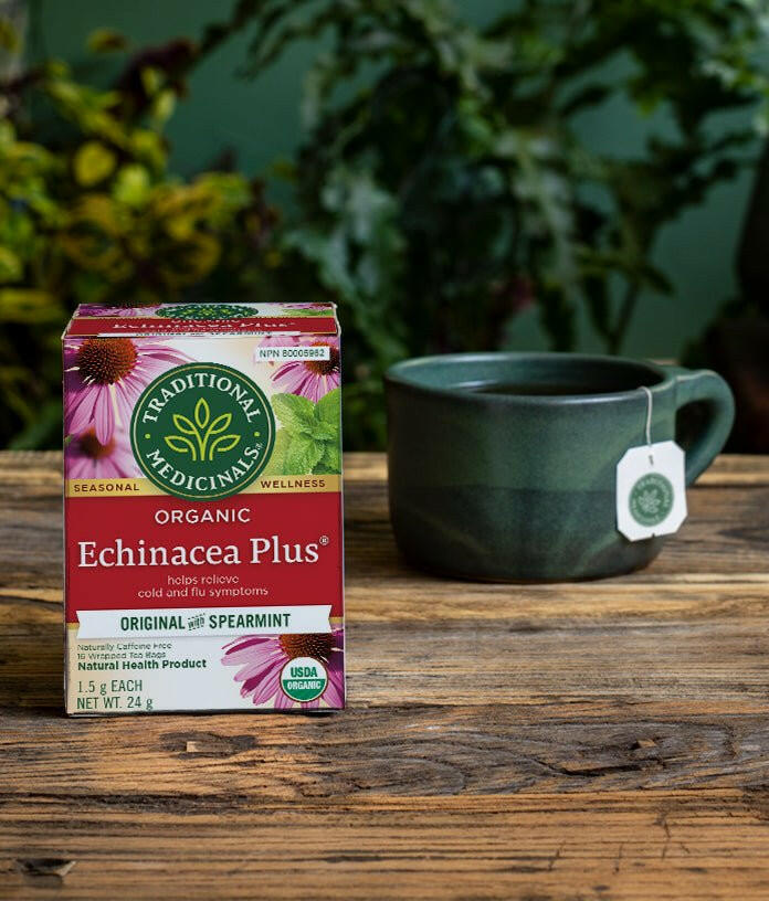 Organic Echinacea Plus® Tea | Traditional Medicinals® | 16 Tea Bags
