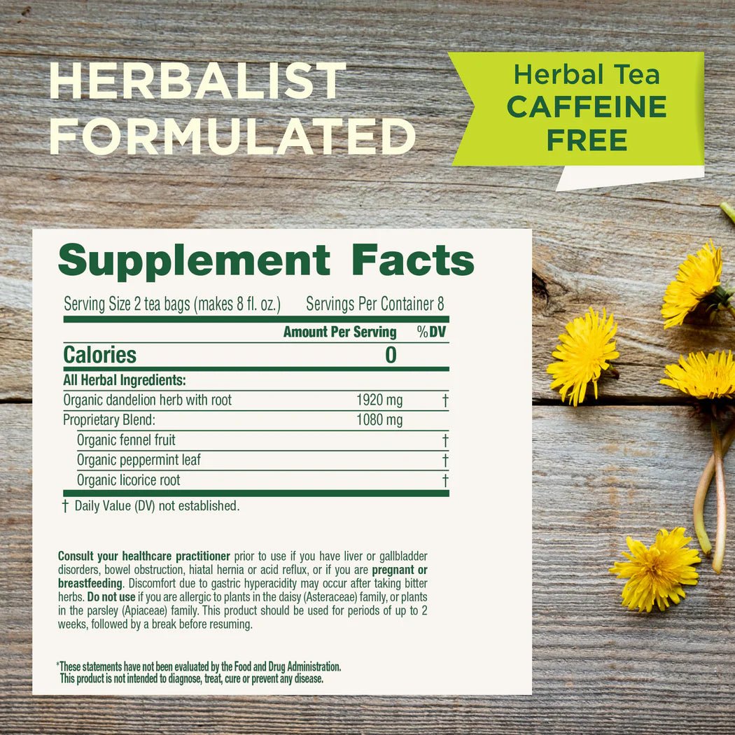 Organic EveryDay Detox® Dandelion Tea | Traditional Medicinals® | 16 Tea Bags
