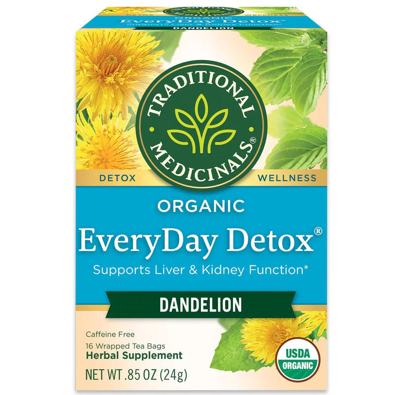 Organic EveryDay Detox® Dandelion Tea | Traditional Medicinals® | 16 Tea Bags