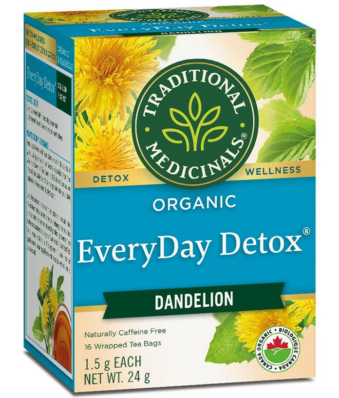 Organic EveryDay Detox® Dandelion Tea | Traditional Medicinals® | 16 Tea Bags