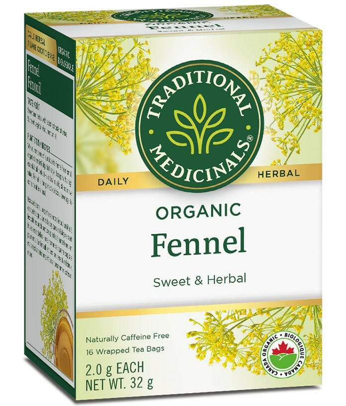 Organic Fennel Tea | Traditional Medicinals® | 16 Tea Bags