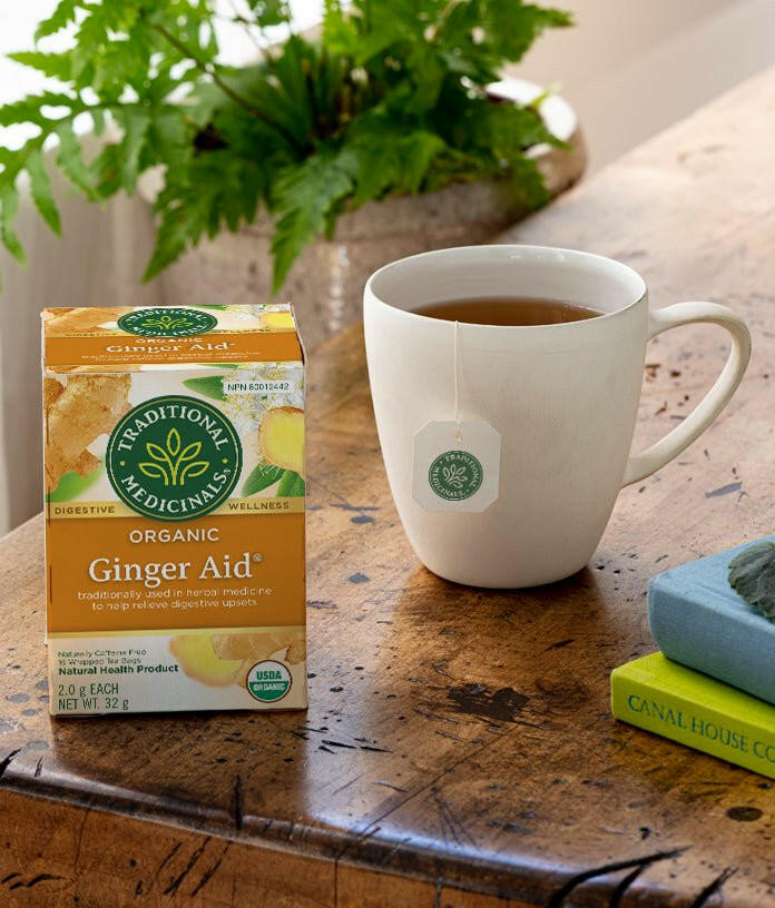Organic Ginger Aid® Tea | Traditional Medicinals® | 16 Tea Bags