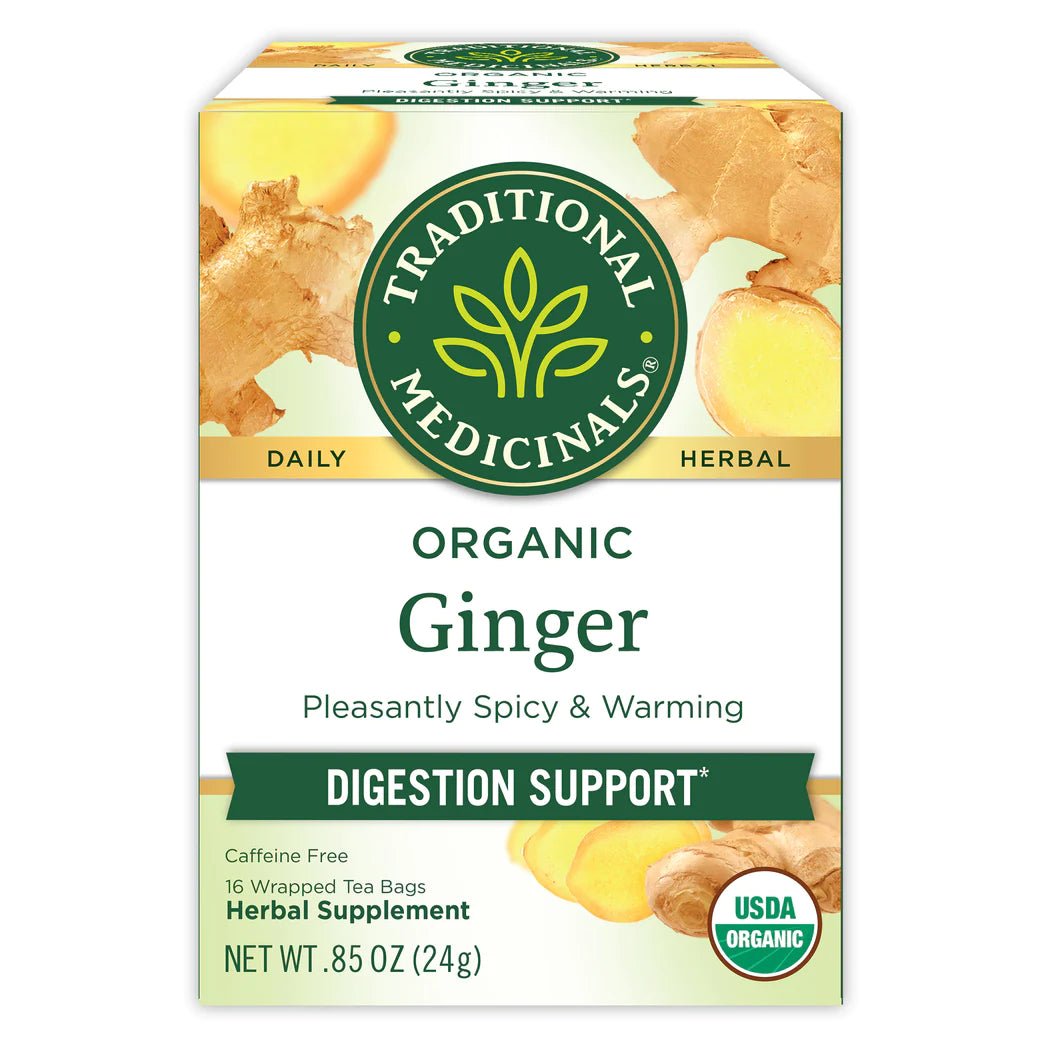 Organic Ginger Tea | Traditional Medicinals® | 16 Tea Bags