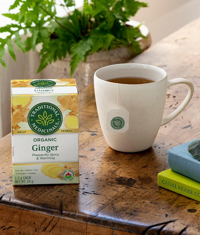 Organic Ginger Tea | Traditional Medicinals® | 16 Tea Bags