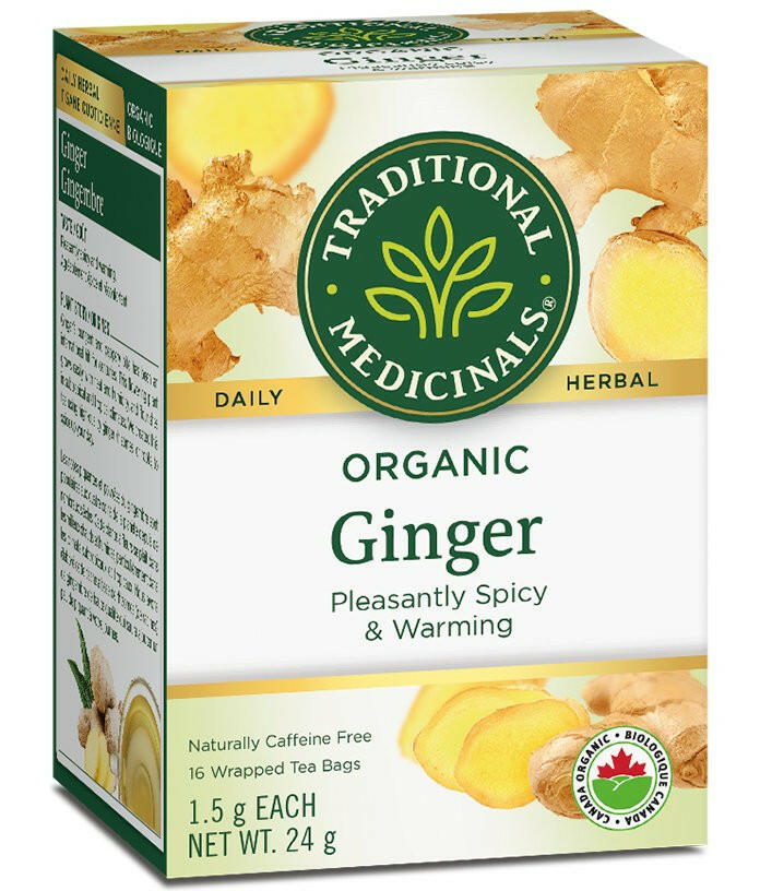 Organic Ginger Tea | Traditional Medicinals® | 16 Tea Bags