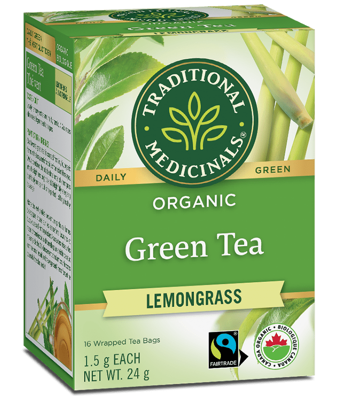 Organic Green Tea Lemongrass | Traditional Medicinals® | 16 Tea Bags