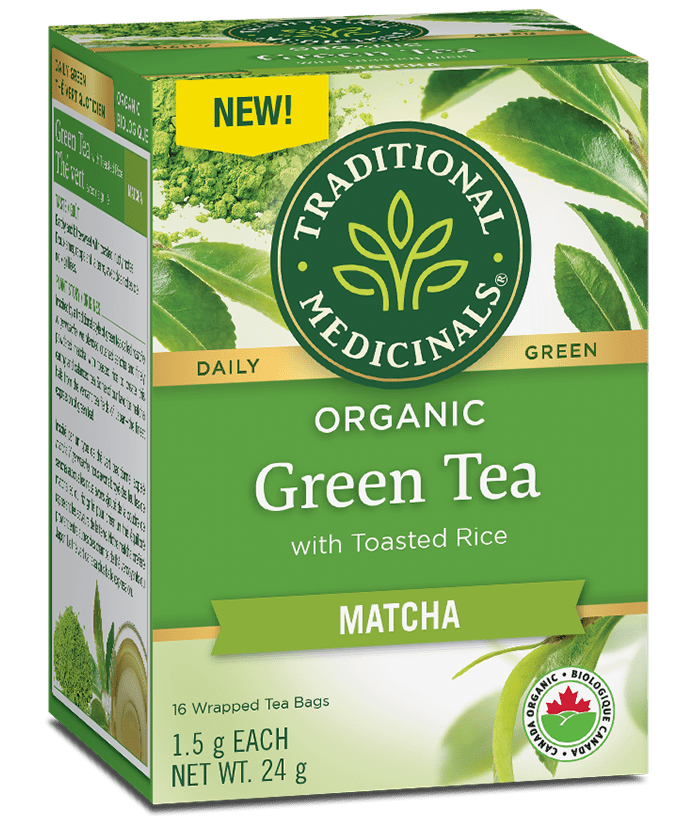 Organic Green Tea Matcha | Traditional Medicinals® | 16 Tea Bags