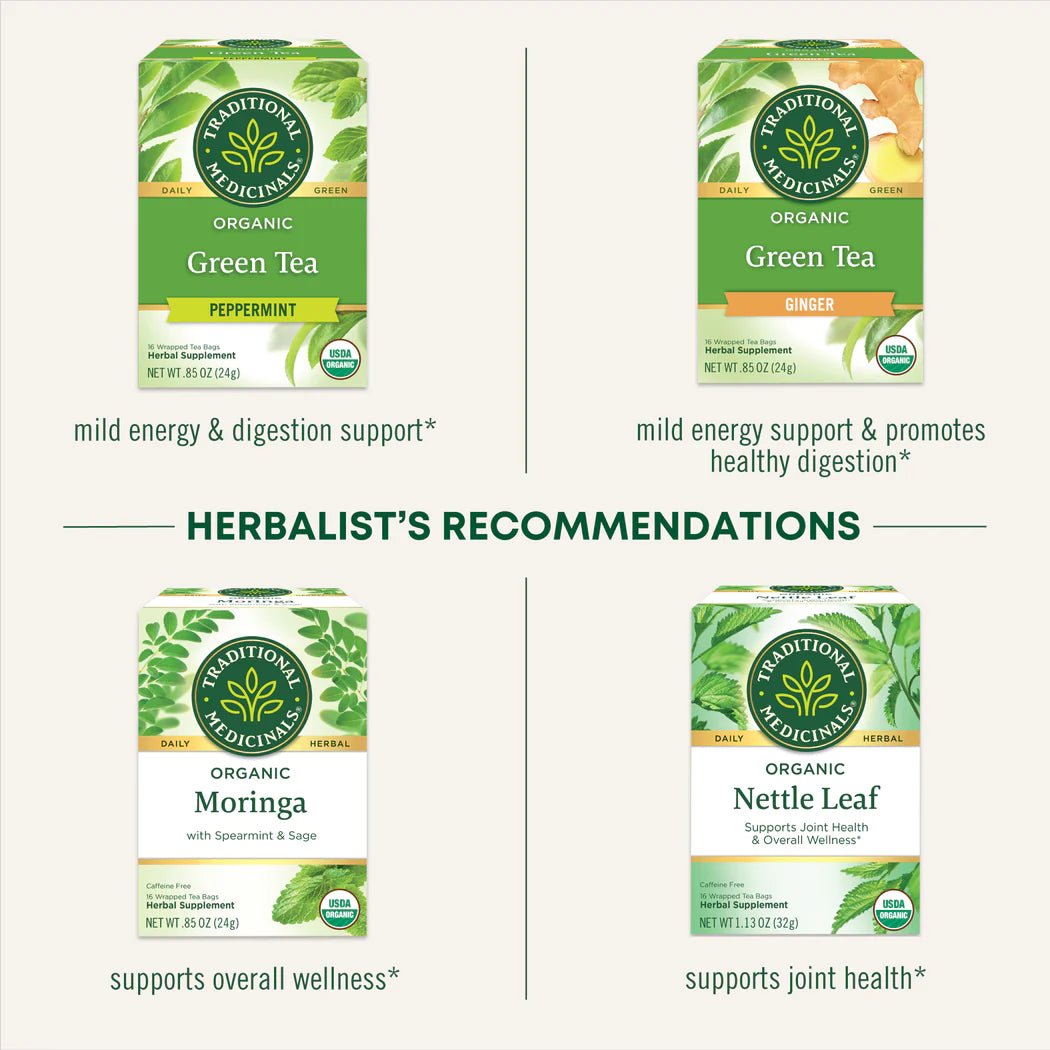 Organic Green Tea Matcha | Traditional Medicinals® | 16 Tea Bags