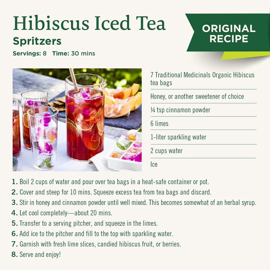 Organic Hibiscus Tea | Traditional Medicinals® | 16 Tea Bags