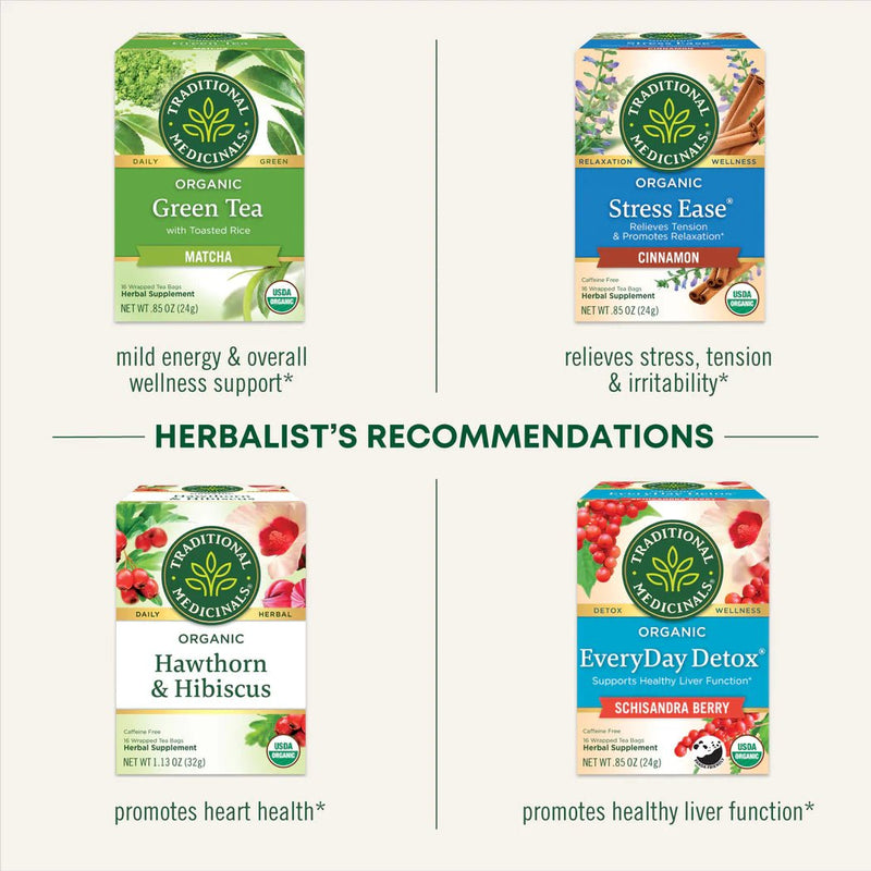 Organic Hibiscus Tea | Traditional Medicinals® | 16 Tea Bags
